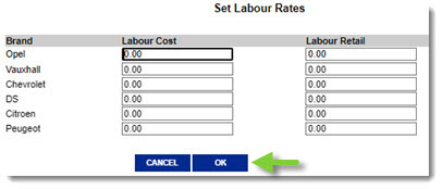 8287_LabourRates7.jpg: image of labor rates fields for each brand